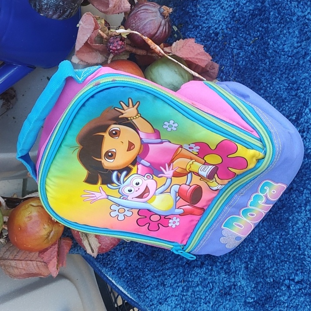 Dora the Explorer Kids Lunch Bag - Pink and Blue